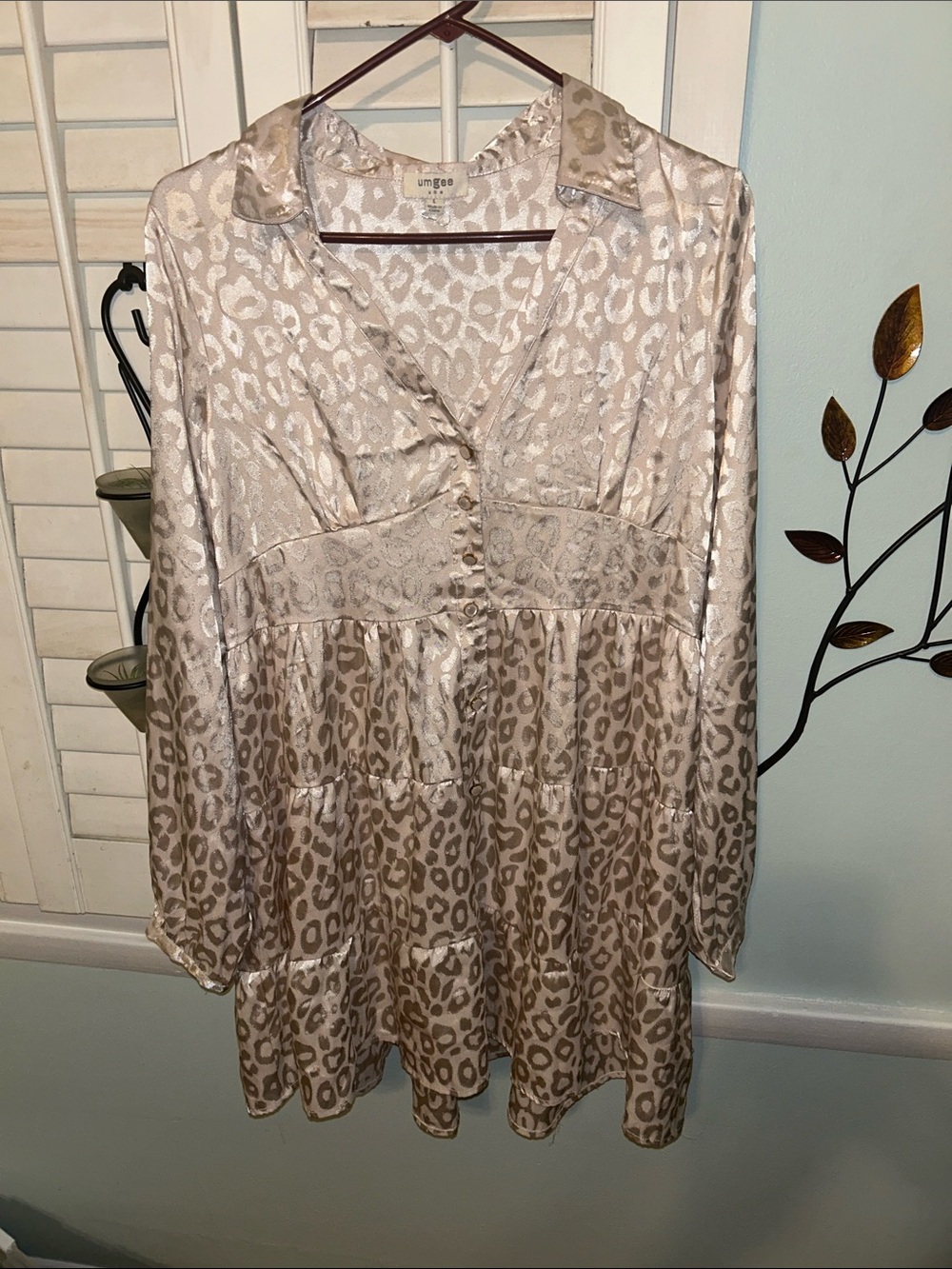 Umgee leopard print dress